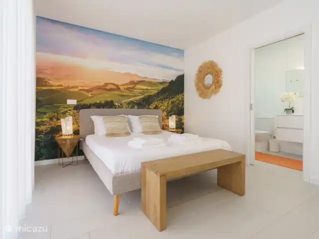 Villa Lola en Portugal, Costa de Lisboa, Lourinha  - villa Dormitorio con baño contiguo