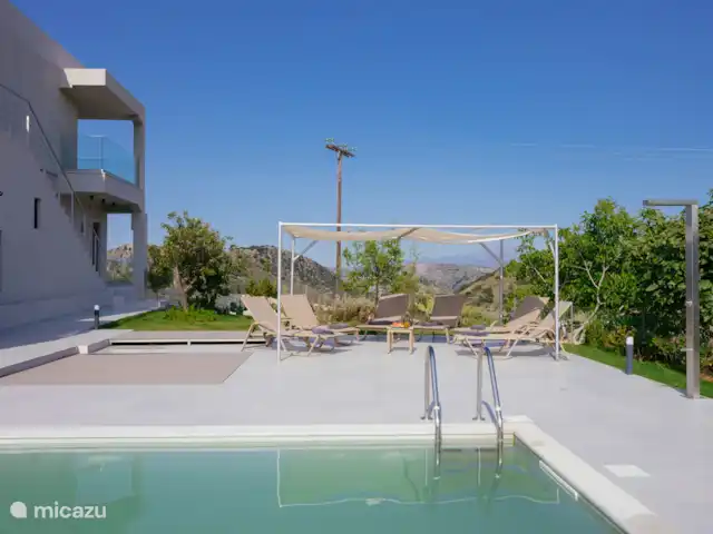 Sueño de montaña en Grecia, Creta, Argyroupoli - villa Piscina