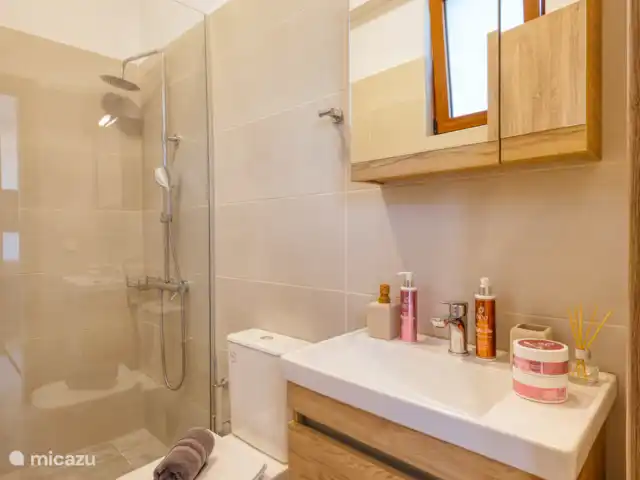 Sueño de montaña en Grecia, Creta, Argyroupoli - villa Baño