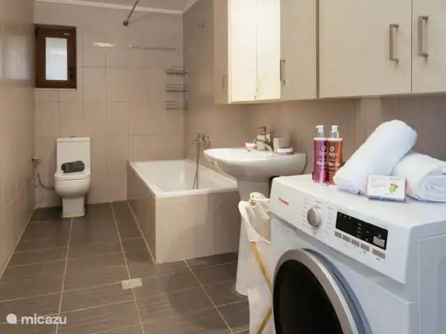 Sueño de montaña en Grecia, Creta, Argyroupoli - villa Baño