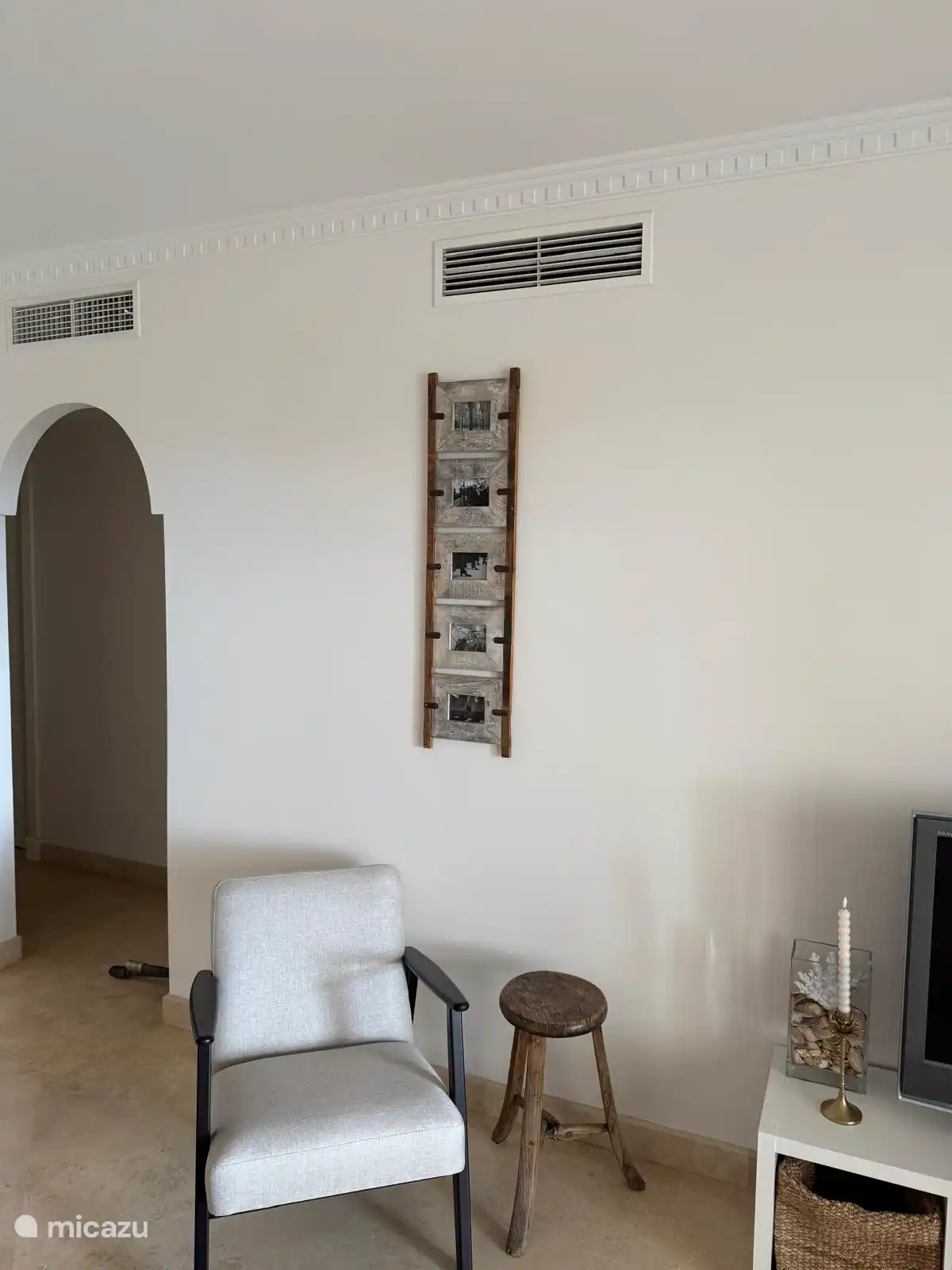 Entspannte Sitzecke in der Wohnzimmerwohnung