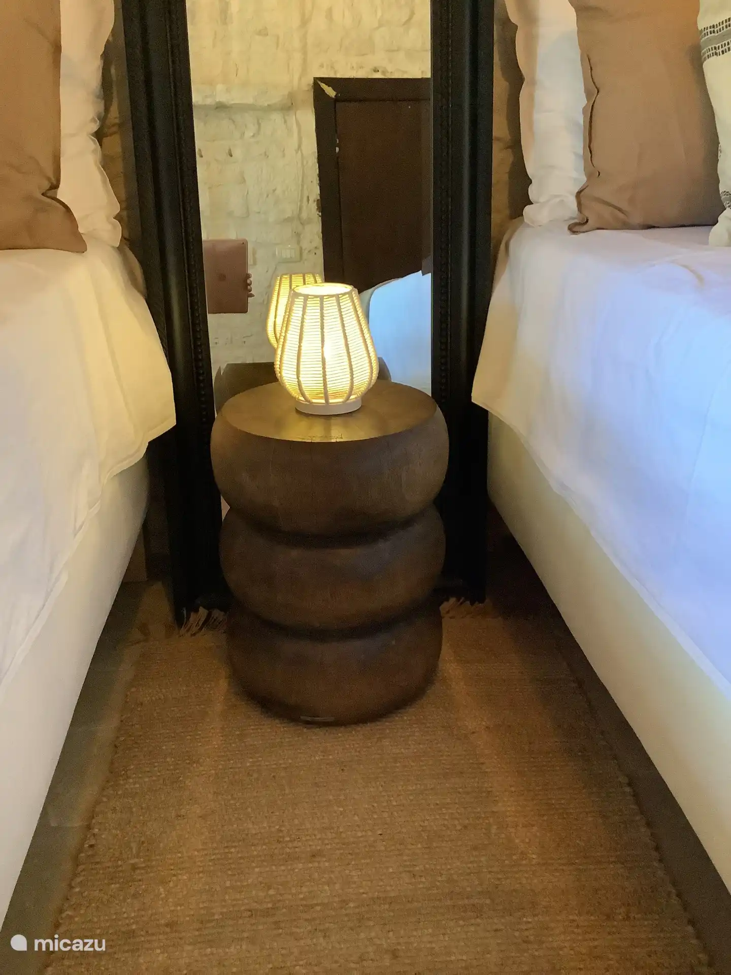 Ambiente tranquilo en las habitaciones 