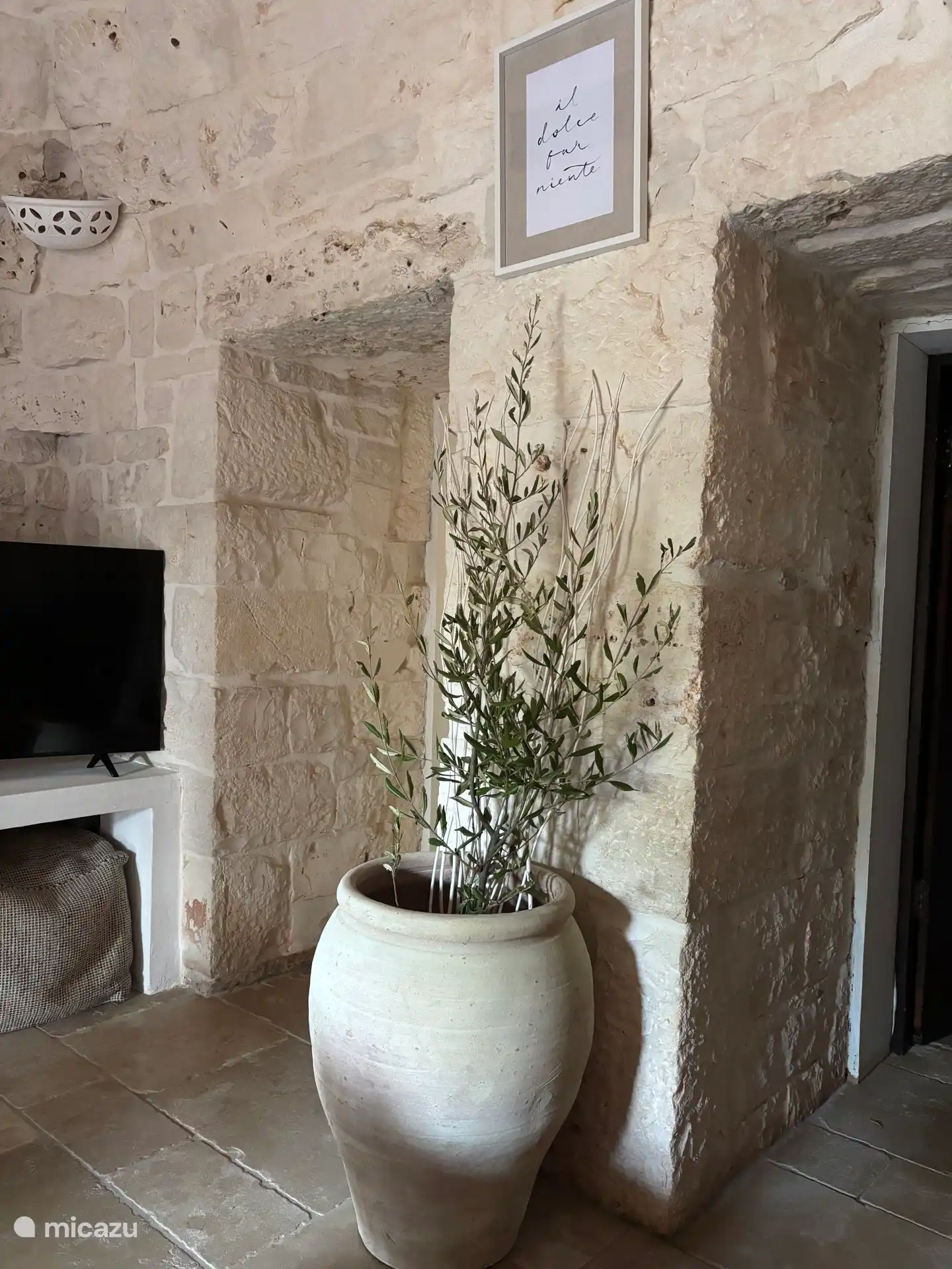 Simplemente hermoso, sala de estar Trullo 