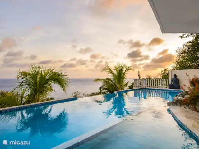Villa Playa Hundu | Curaçao, Banda Abou (ouest), Santa Martha - villa Piscine magnifiquement aménagée dans un jardin tropical avec une vue envoûtante.