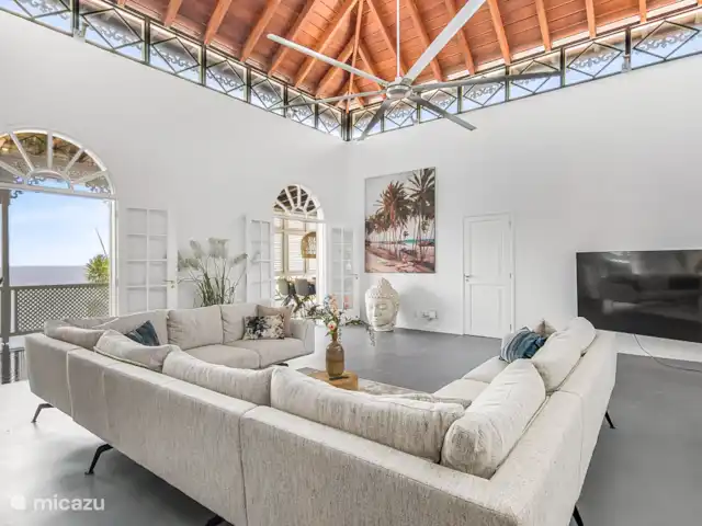 Villa Playa Hundu | Curaçao, Banda Abou (ouest), Santa Martha - villa Coin salon spacieux élégamment meublé