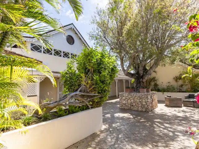 Villa Playa Hundu | Curaçao, Banda Abou (ouest), Santa Martha - villa Jardin vert avec sièges