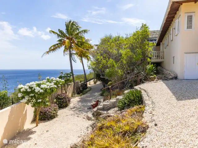 Villa Playa Hundu | Curaçao, Banda Abou (ouest), Santa Martha - villa Autour de la Villa se trouve un jardin tropical magnifiquement aménagé.