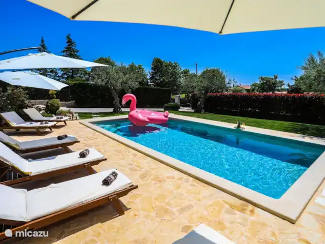 Villa Elizabet en Croacia, Istria, Kastelir-Labinci - villa La piscina