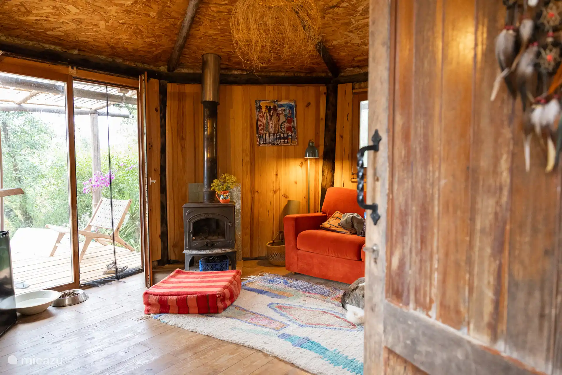 The tiny house inside