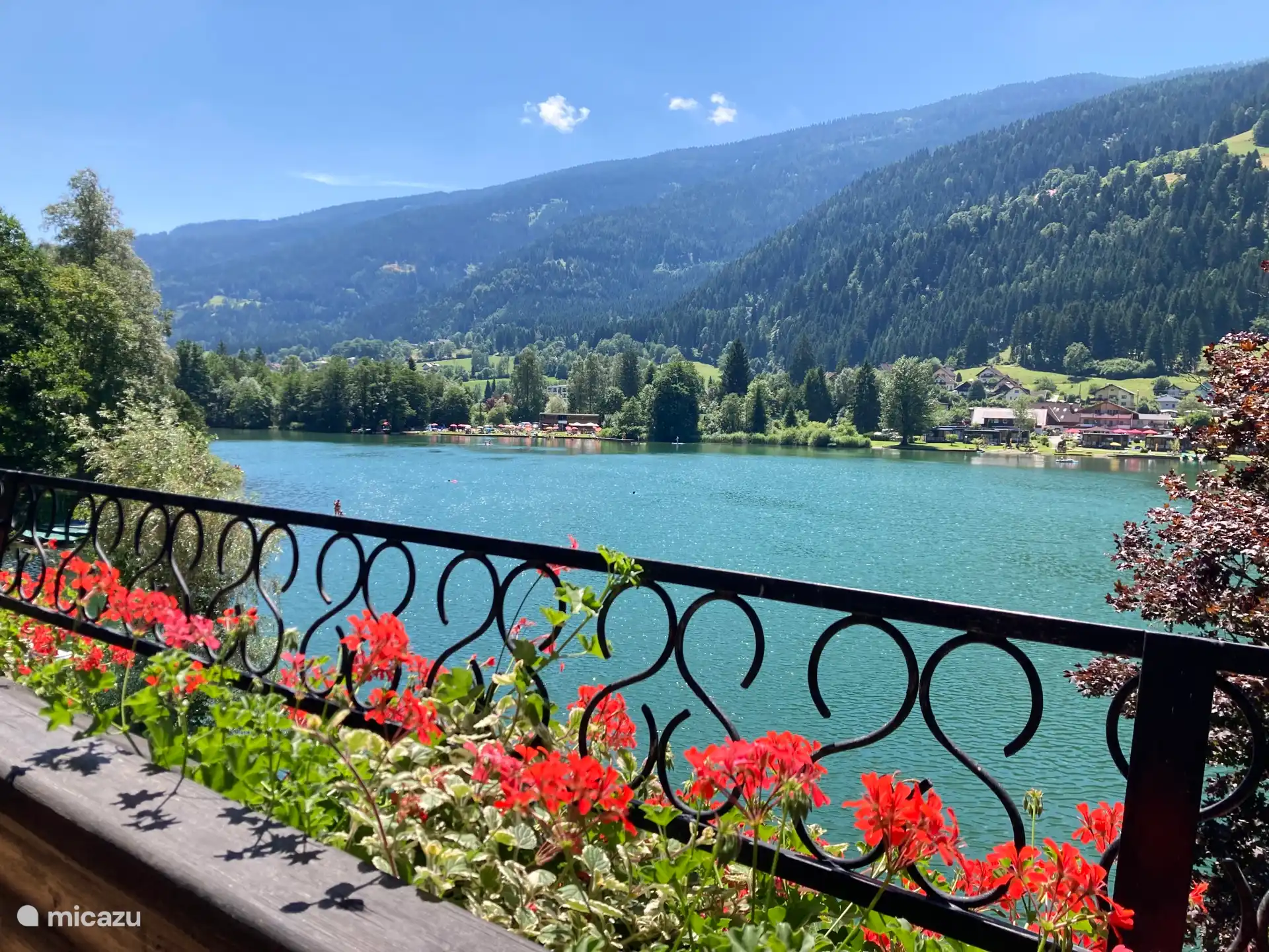 Balkon der Wohnung, 1 Schlafzimmer #25 in Österreich, Kärnten, Feld Am See - appartement