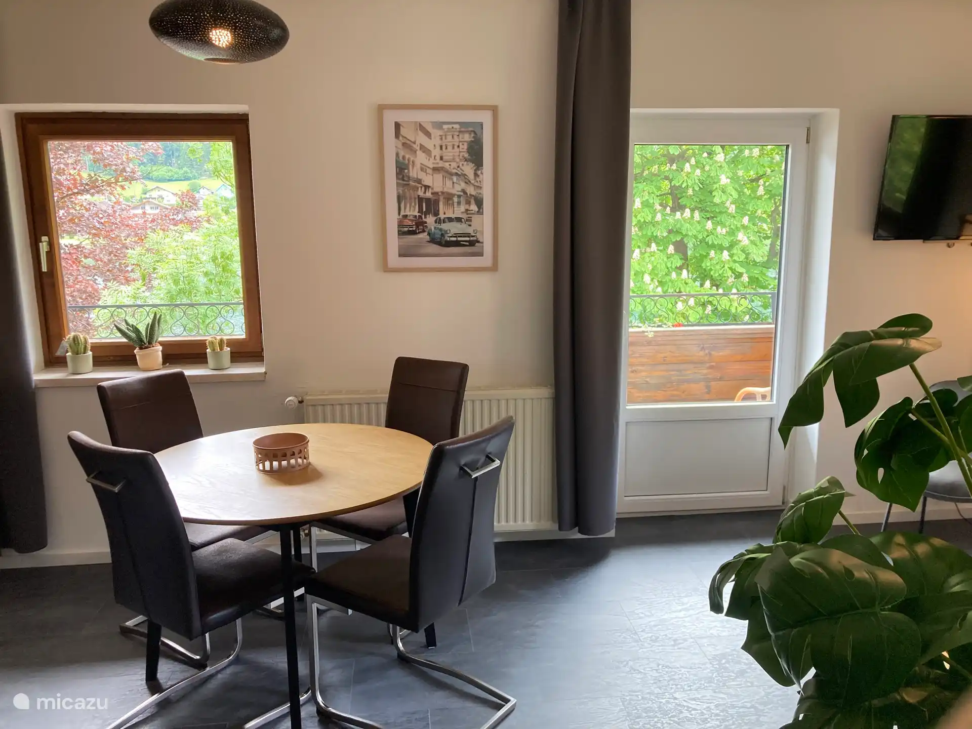 Aussicht, Esstisch, Balkon, Beschäftigung, Details 