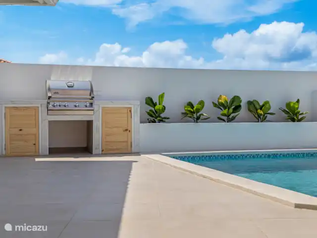 Villa Glan  huren in Curaçao, Banda Abou (west), Fontein - villa Buitenkeuken en pooldeck