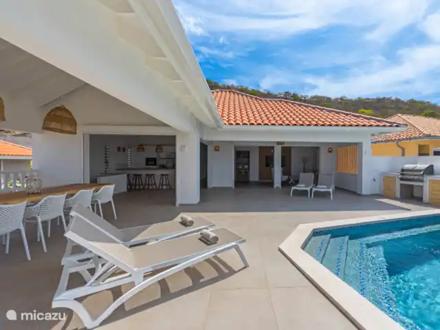 Villa Glan  huren in Curaçao, Banda Abou (west), Fontein - villa Pooldeck