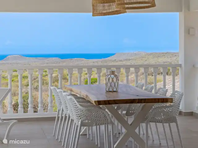Villa Glan  huren in Curaçao, Banda Abou (west), Fontein - villa Uitzicht vanaf de porch