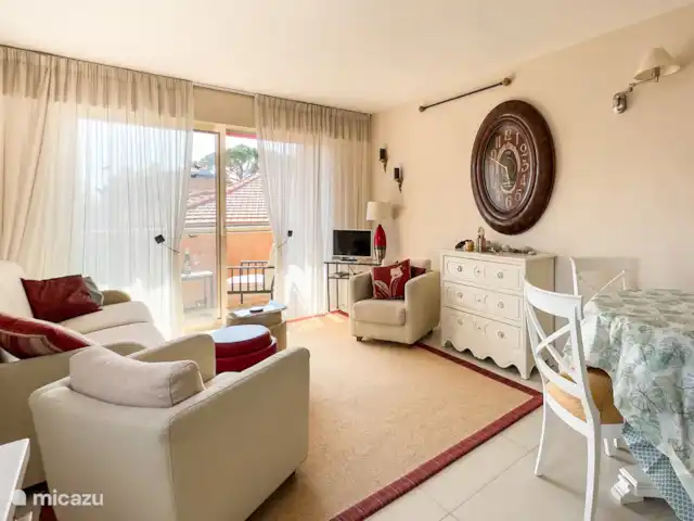 Location de Vacances France, Côte d'Azur, Cagnes-sur-Mer, appartement -  Parc des Vespins Charme Réservé aux adultes Salon