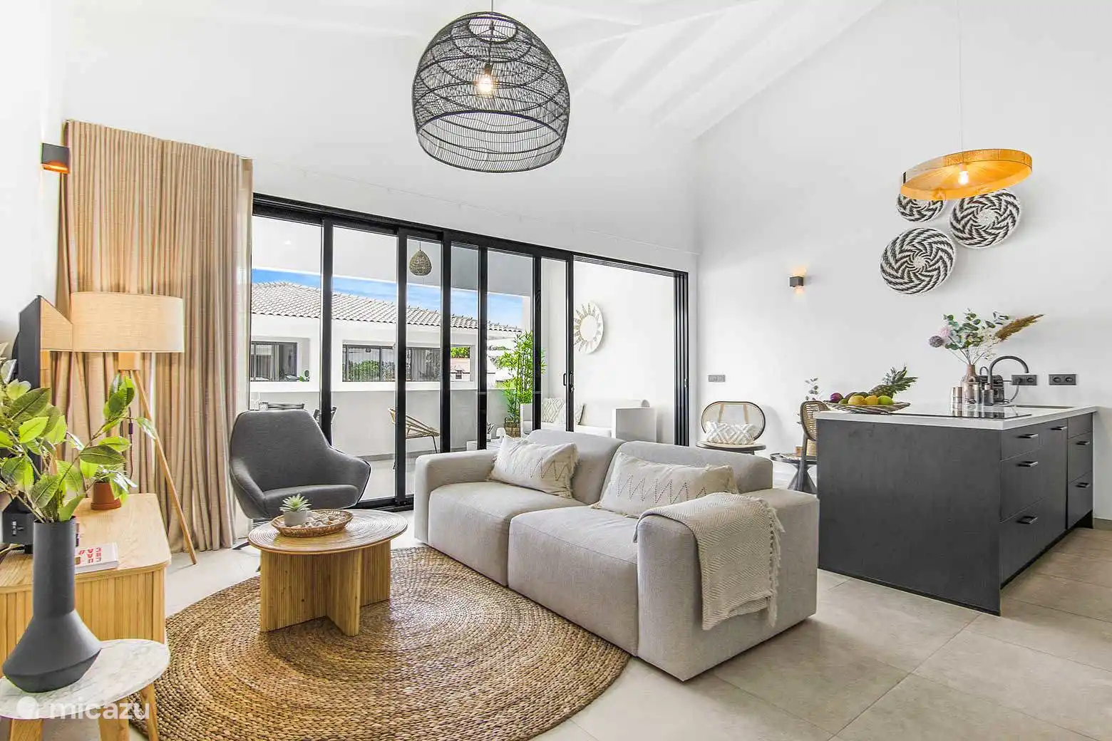 Salón con aire acondicionado