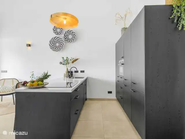 apartamento en Curazao, Banda Arriba (este), Jan Thiel – Penthouse Sunny Palm Curazao Cocina completa y lujosa con todas las necesidades