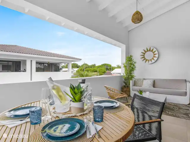 apartamento en Curazao, Banda Arriba (este), Jan Thiel – Penthouse Sunny Palm Curazao Balcón