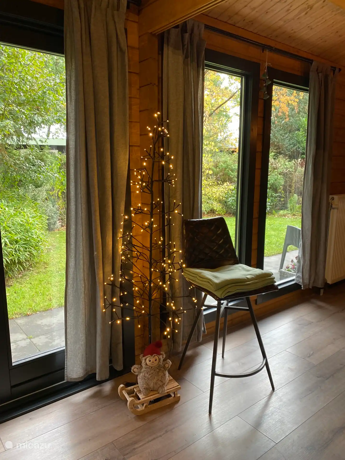 Encantador chalet en ambiente navideño