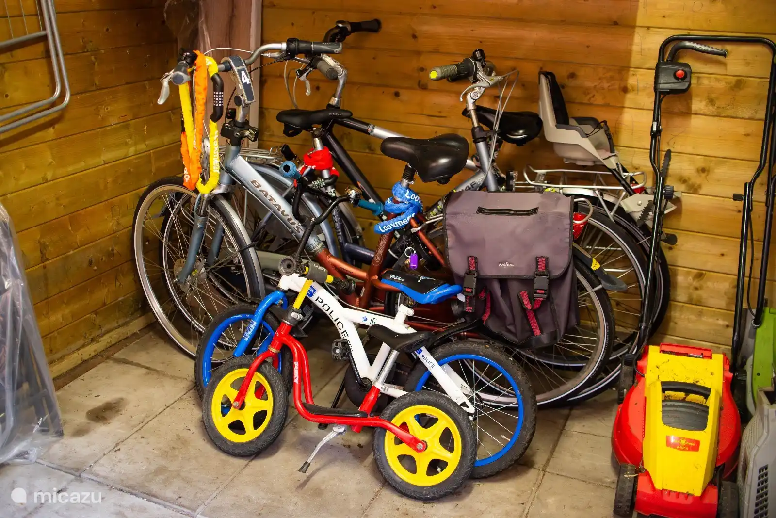 Fahrräder, die gemietet werden können