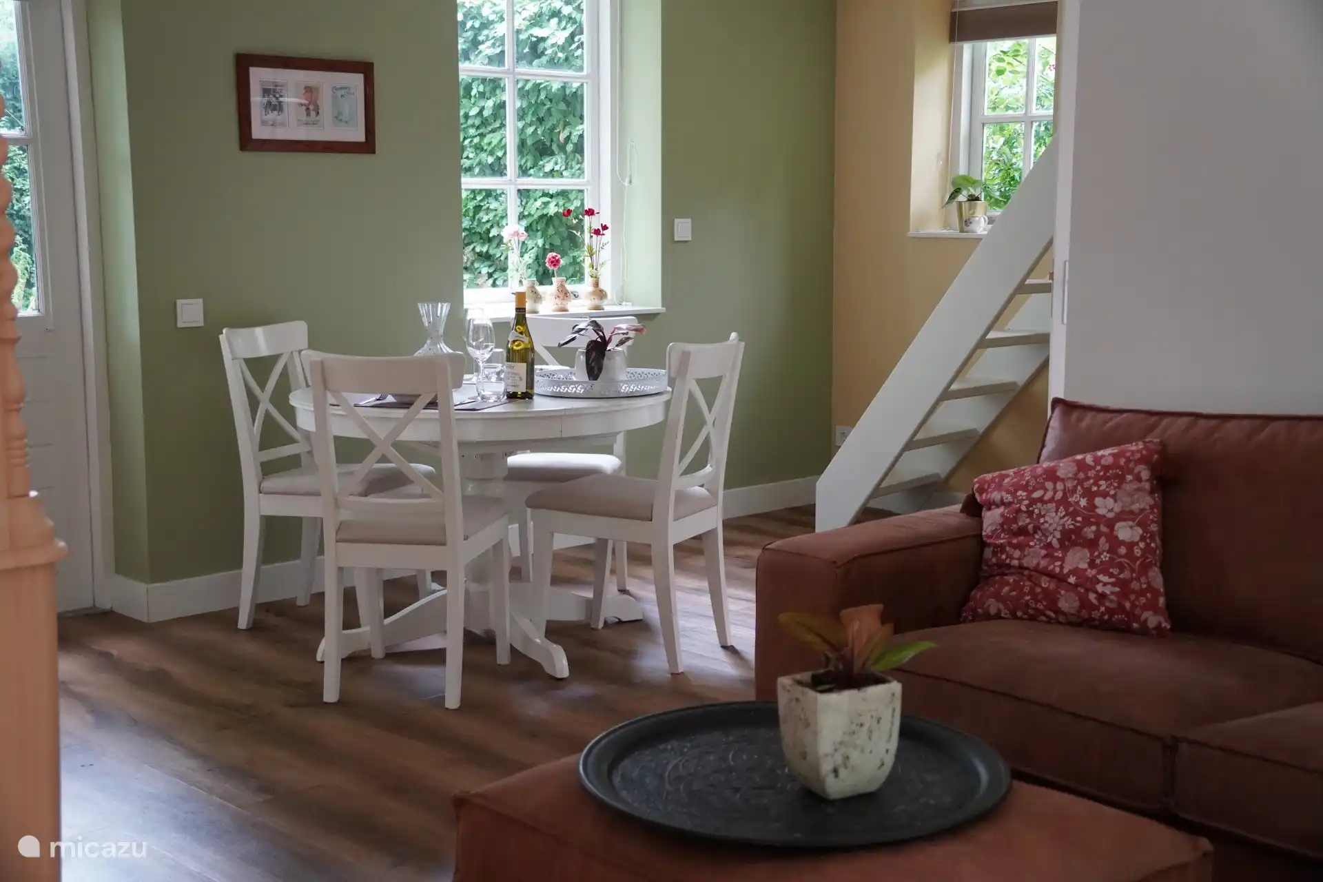 De gezellige woonkamer