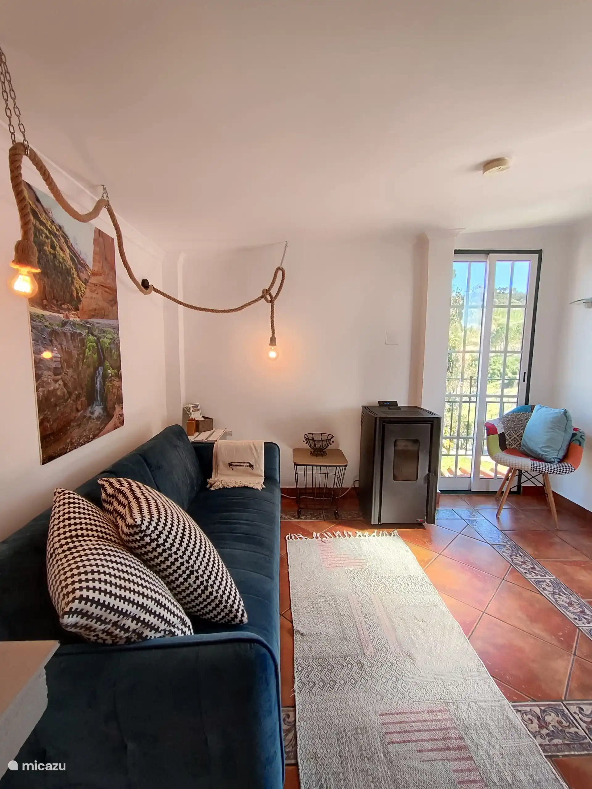 Sitzbereich mit Heizung