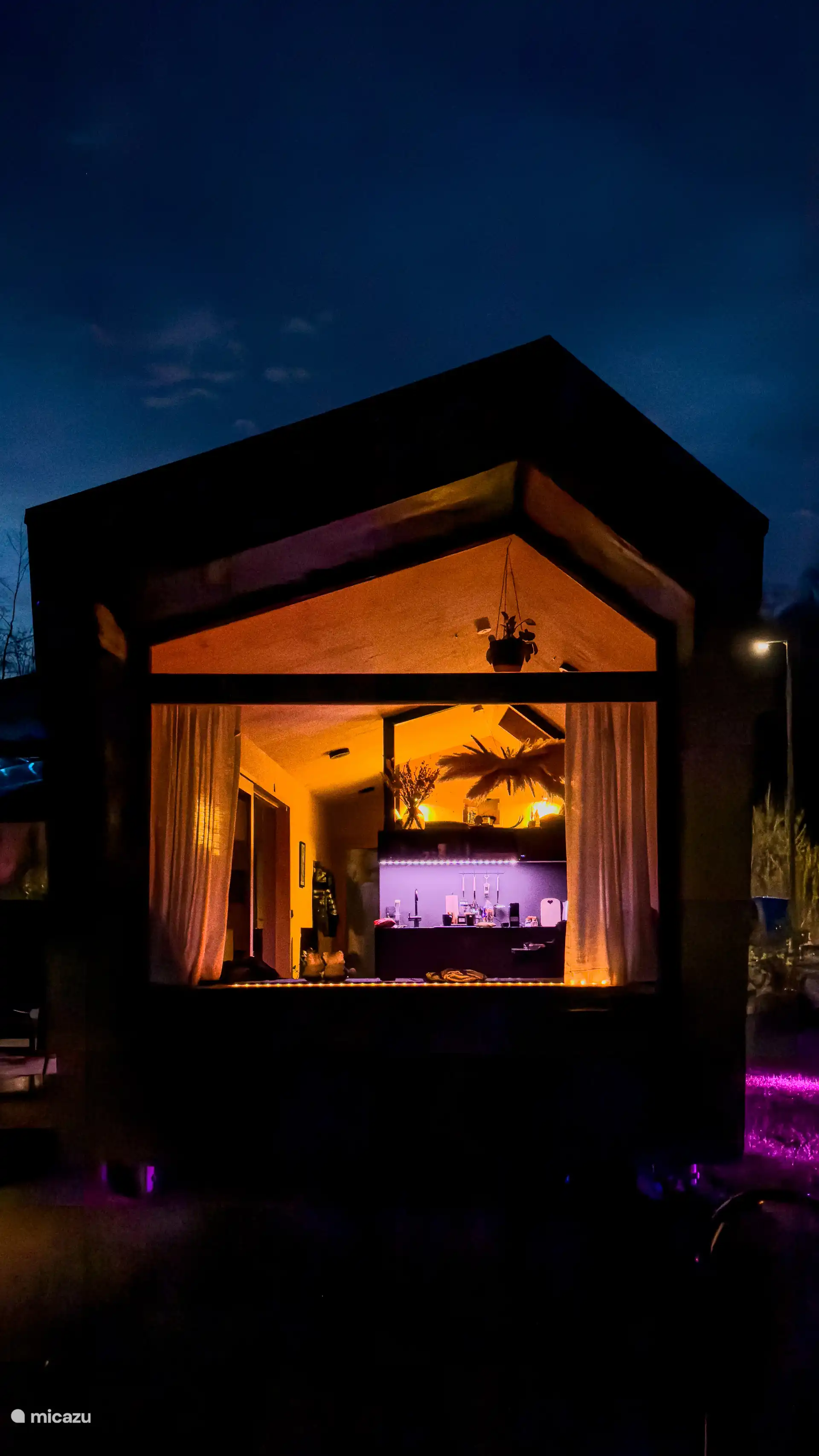 Achteruitkijk 's nachts