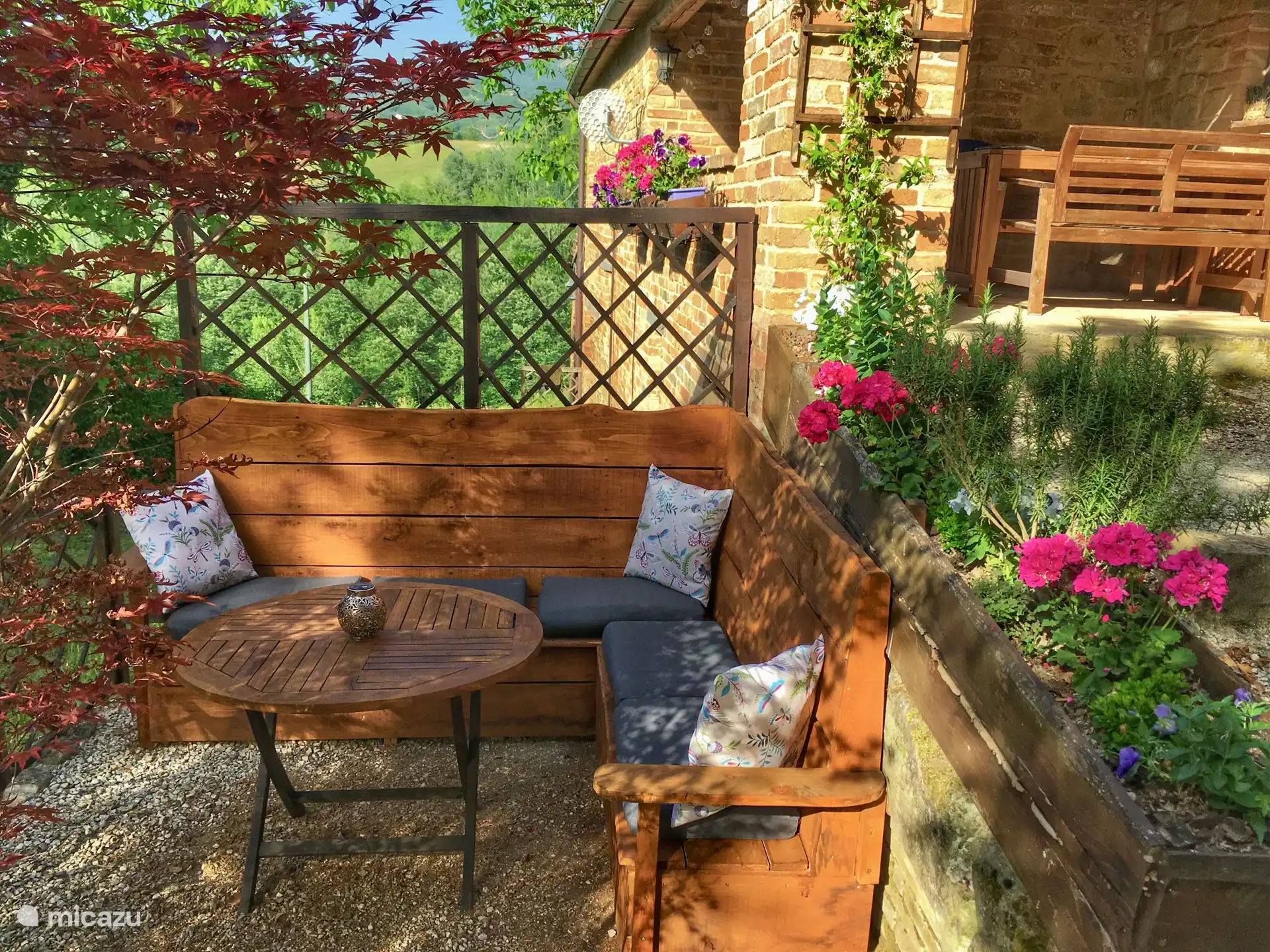 Your beautiful little private terrace for relaxing in the sunshine