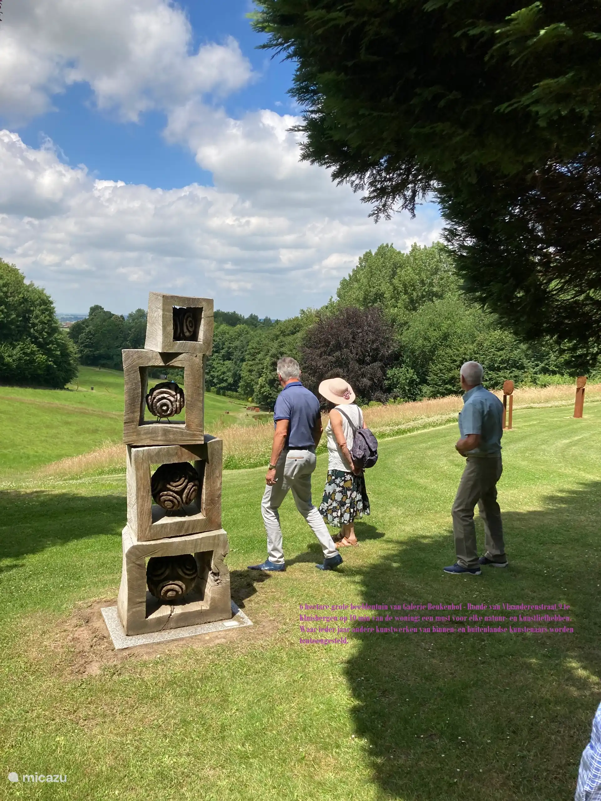 't Beukenhof; b3 hectare grote beeldentuin met galerie 