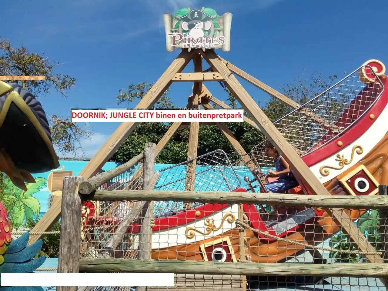 Jungle City voor de kleintjes tot 12j met buiten- en binnenspeeltuin met trampolinepark, lego opbouw, dinosauruspark en veel meer!, restaurant, Prijs Vw 9,5€ Kind 18,5€ Mooi Pretpark op 25 min rijden