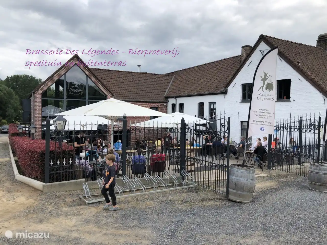 Open van do tem zondag 11:00 tot 22:00u waar je kan hun eigengemaakte biertjes proeven of een menu van 39€ kan  degusteren of in de namiddag een pannenkoek, ijsje, wafel met koffie.