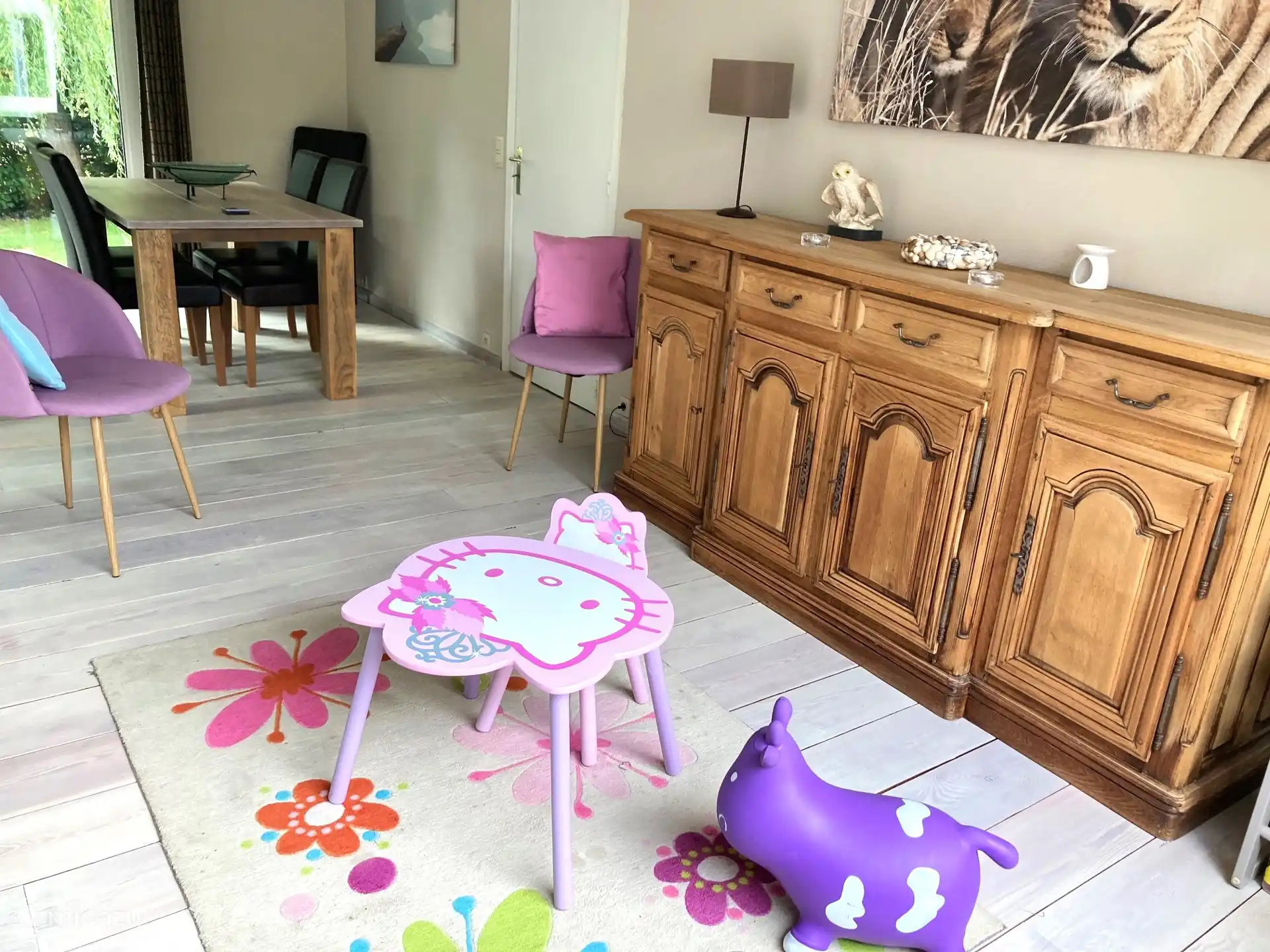 kinderhoek die we creëren als er kleine kinderen bij zijn