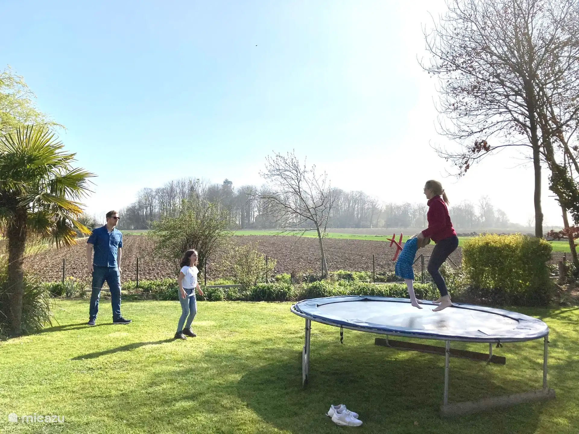 trampoline (wel met veiligheidsnet)