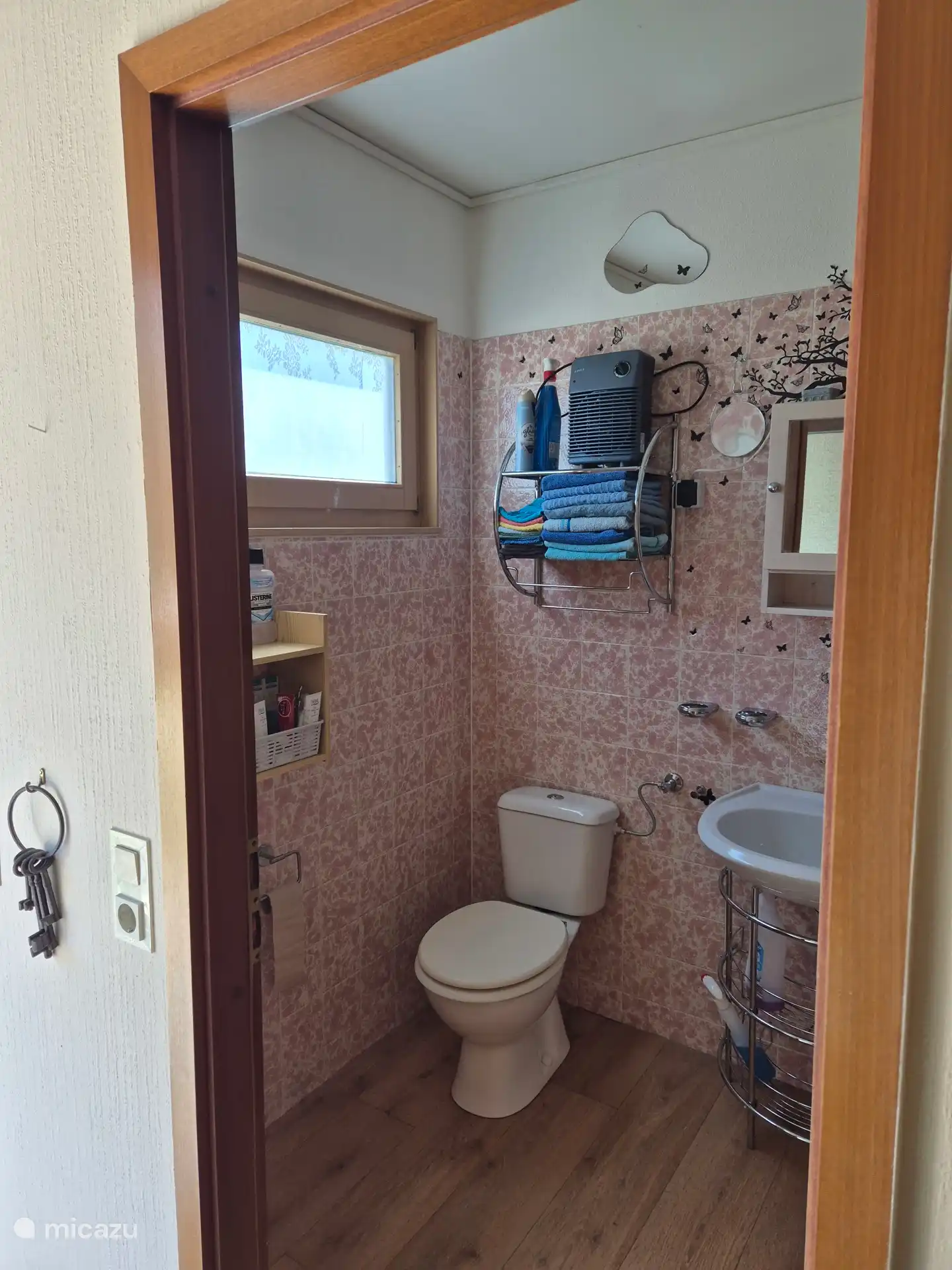 Bathroom with heating. 