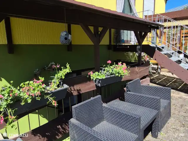 Eulenheim  | Allemagne, Eifel, Ohlenhard - maison de vacances Terrasse ensoleillée le matin