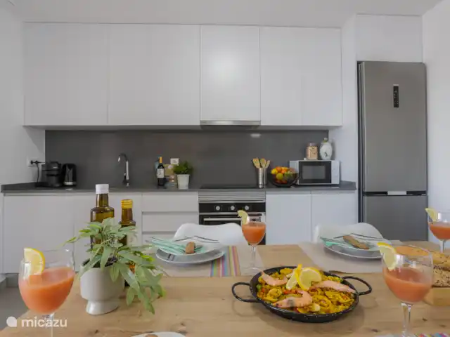 Kalimera  | Espagne, Costa Cálida, La Manga del Mar Menor - appartement cuisine et table à manger