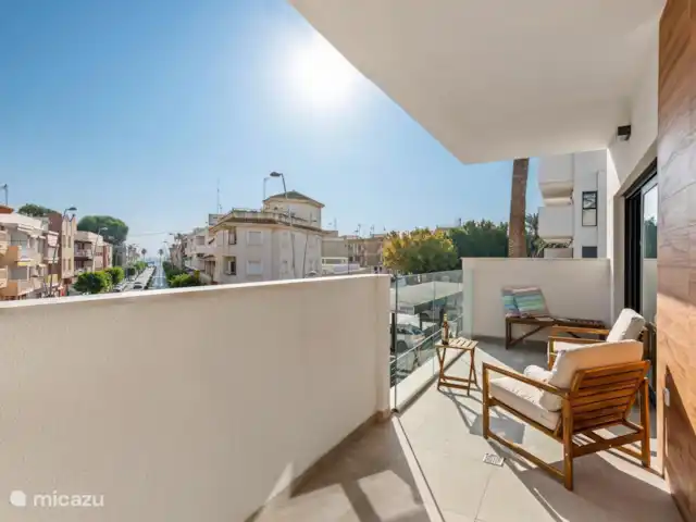 Location de Vacances Espagne, Murcia, Santiago de la Ribera, maison de vacances - Santiago SunnyVue sur la mer  La terrasse