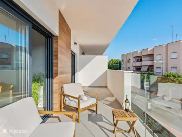Location de Vacances Espagne, Murcia, Santiago de la Ribera, maison de vacances - Santiago SunnyVue sur la mer  balcon