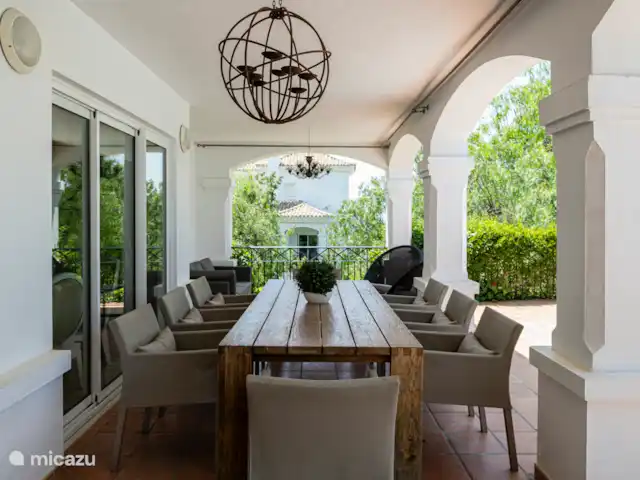 Acros Golf Villa huren in Spanje, Andalusië, Arcos De La Frontera - villa Ruim buiten dineren