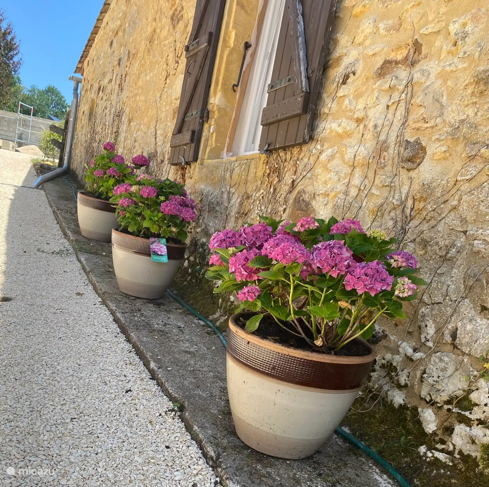 Rückseite der Gîte