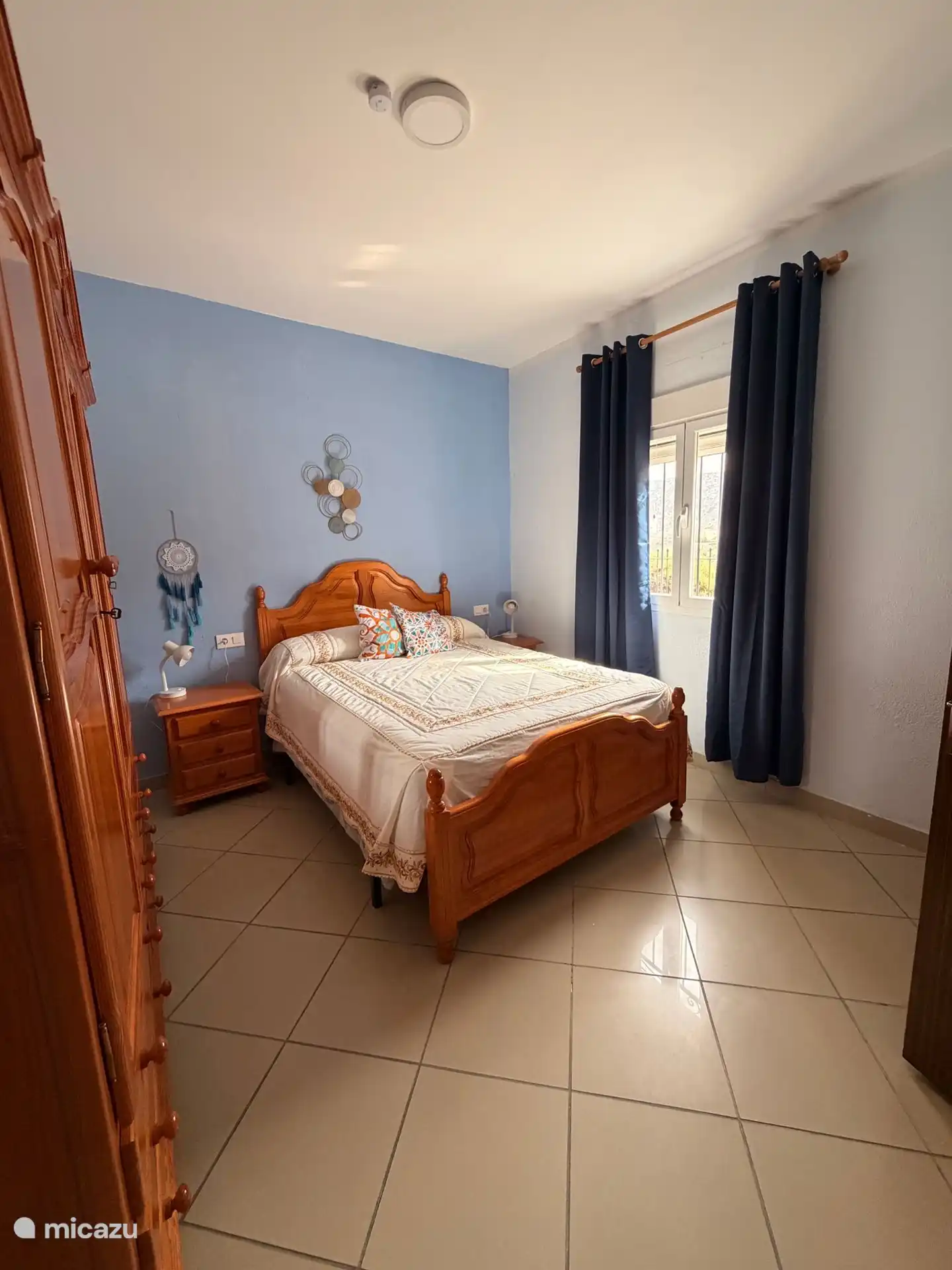 Das blaue Zimmer, ebenfalls im ersten Stock.