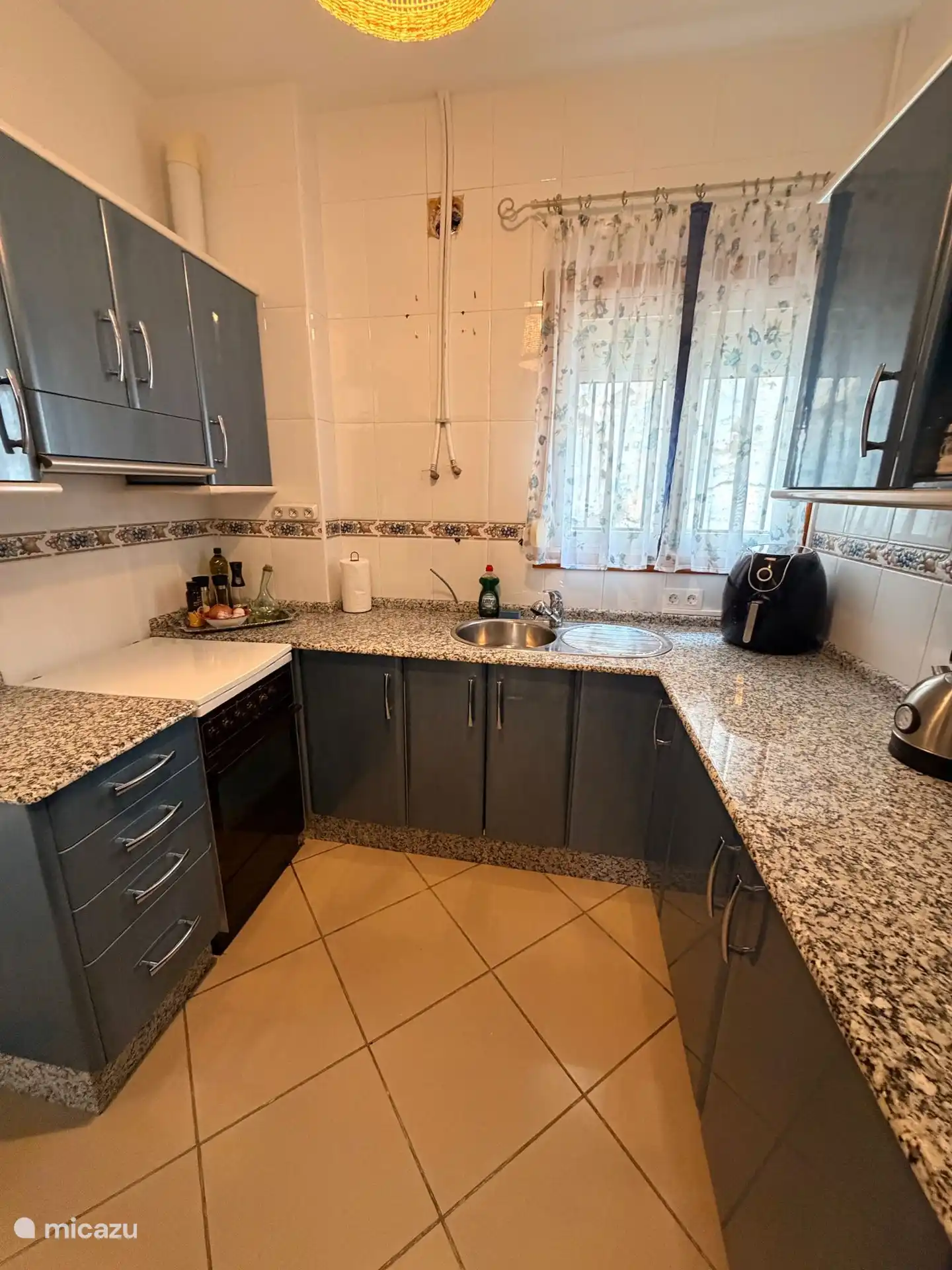 Die Küche im Erdgeschoss.