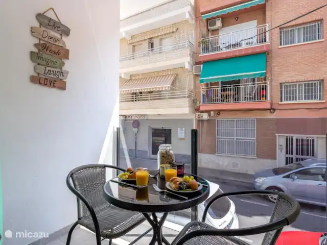 Tokai Luna huren in Spanje, Murcia, San Pedro del Pinatar - appartement het balkon
