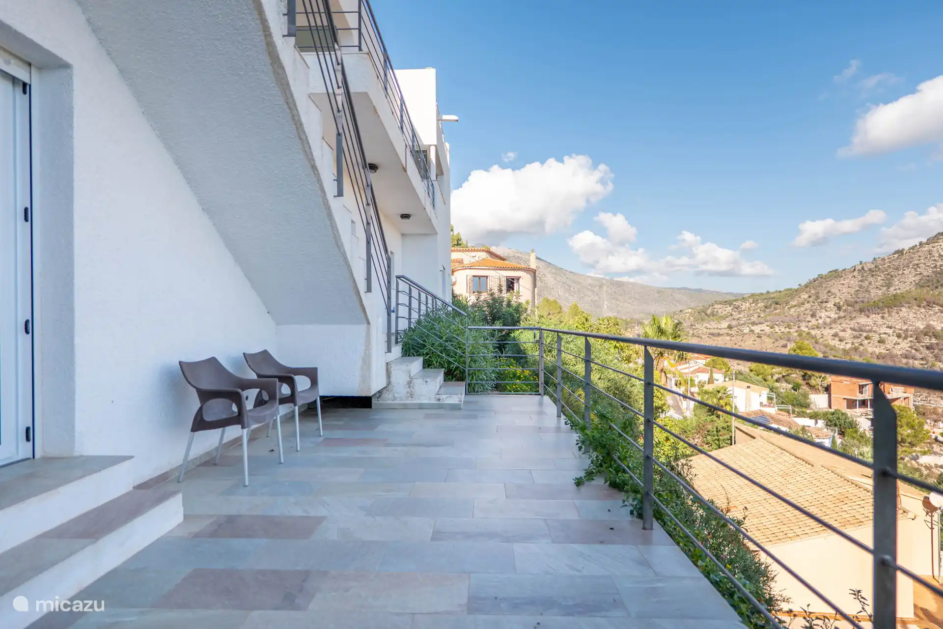 Several nice seating areas around the villa.