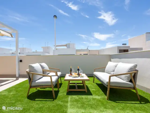 Location de Vacances Espagne, Murcia, Murcia, villa - Villa Bajo del Sol  Salon sur le toit-terrasse