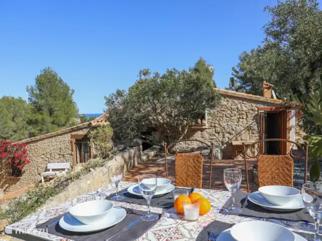 Finca Romantica huren in Spanje, Costa Blanca, Dénia - finca BBQ aan, voeten omhoog en genieten van de lange zomerse avonden!