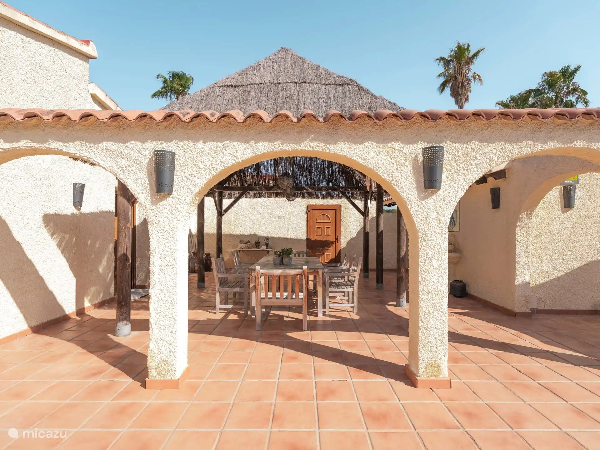 Casa Carolina - Terraza cubierta. 