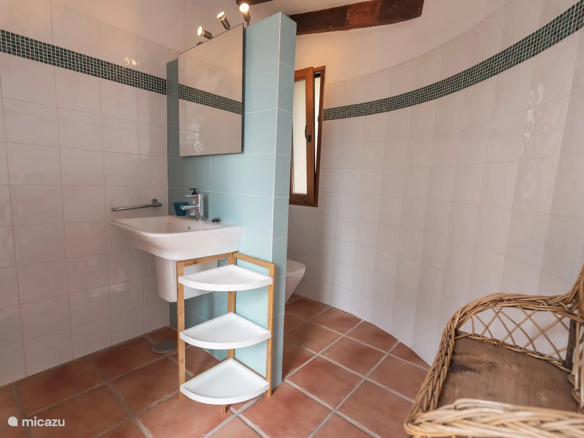 Casa Carolina - Baño junto a la sala de billar. 