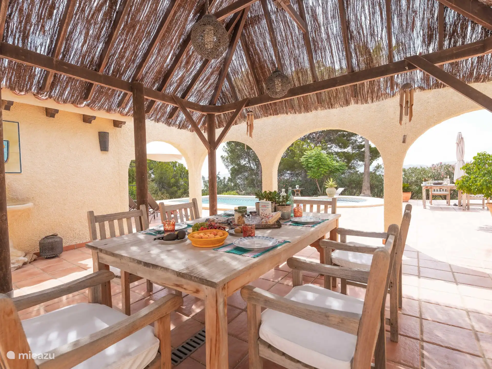 Casa Carolina - Terraza con Pérgola 