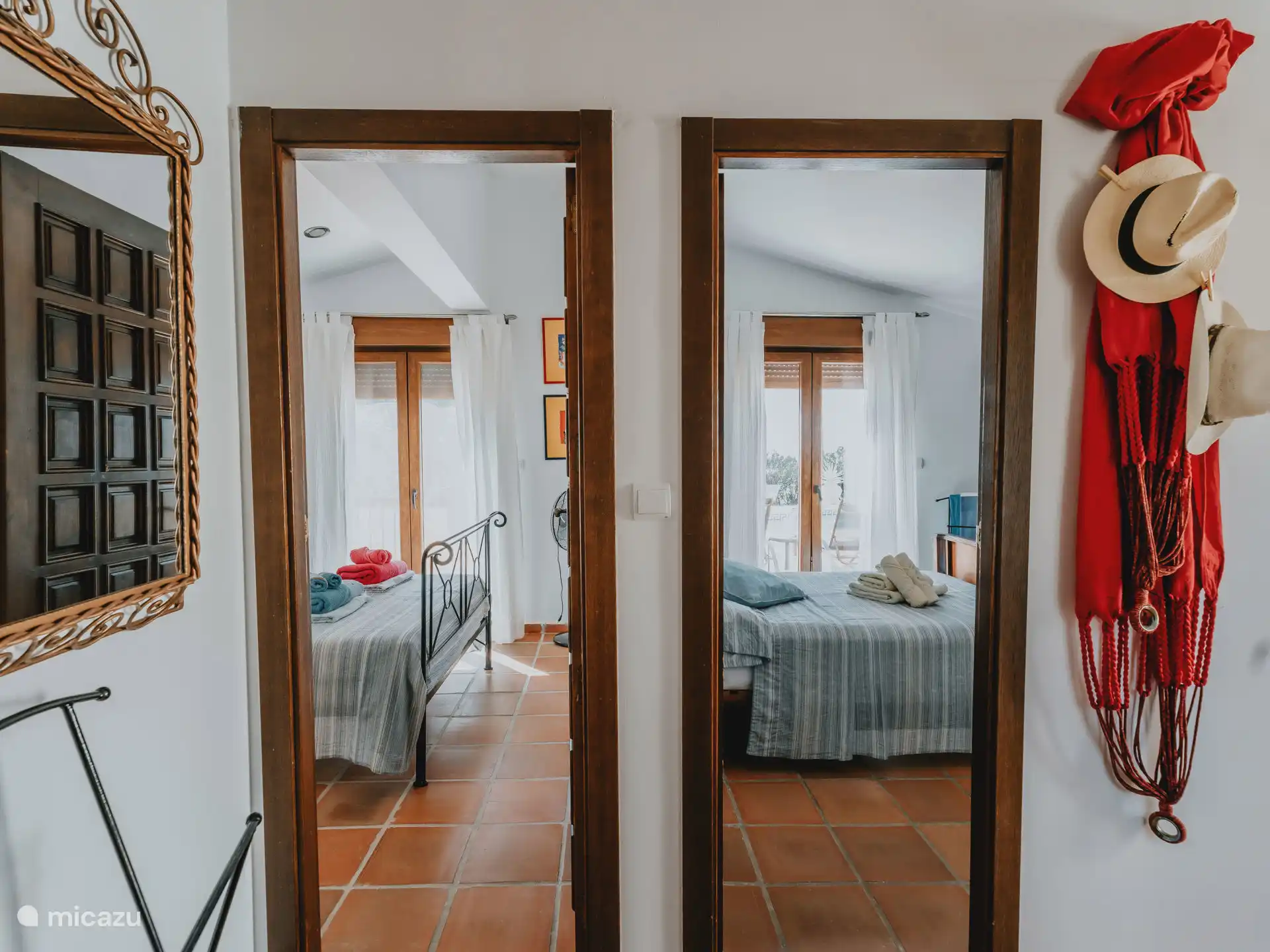 Casa Carolina - Dormitorios de invitados. 